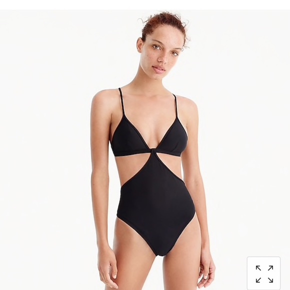 NWT j crew cutout one piece in soft lavender - Picture 3 of 7